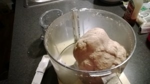Thank you, oh food processor, for making this lovely pizza dough ball!