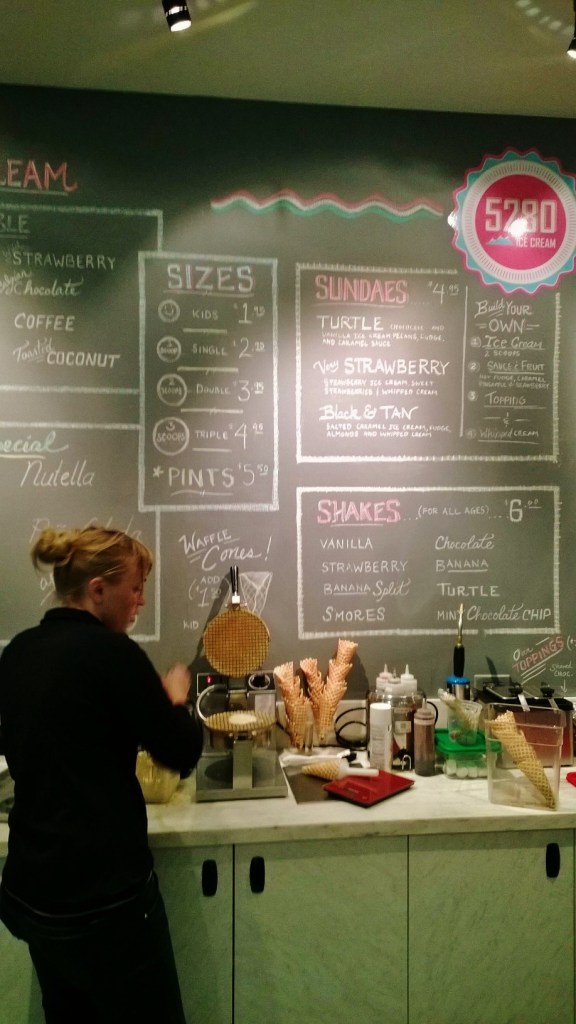 5280 Ice Cream - stop in for a treat or order something with your meal at 5280 Burger Bar.