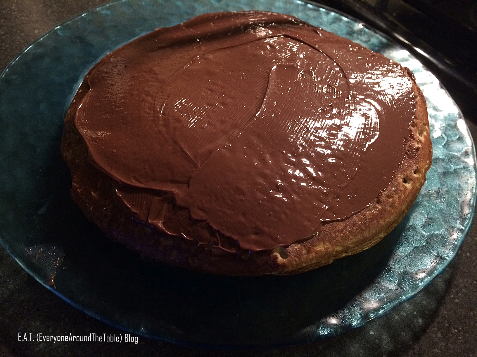 Nutella Torte - making