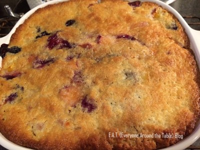 Fruit Cobbler - Baked