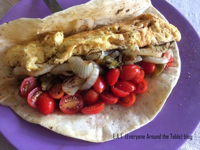 Roasted Chilies Breakfast Taco