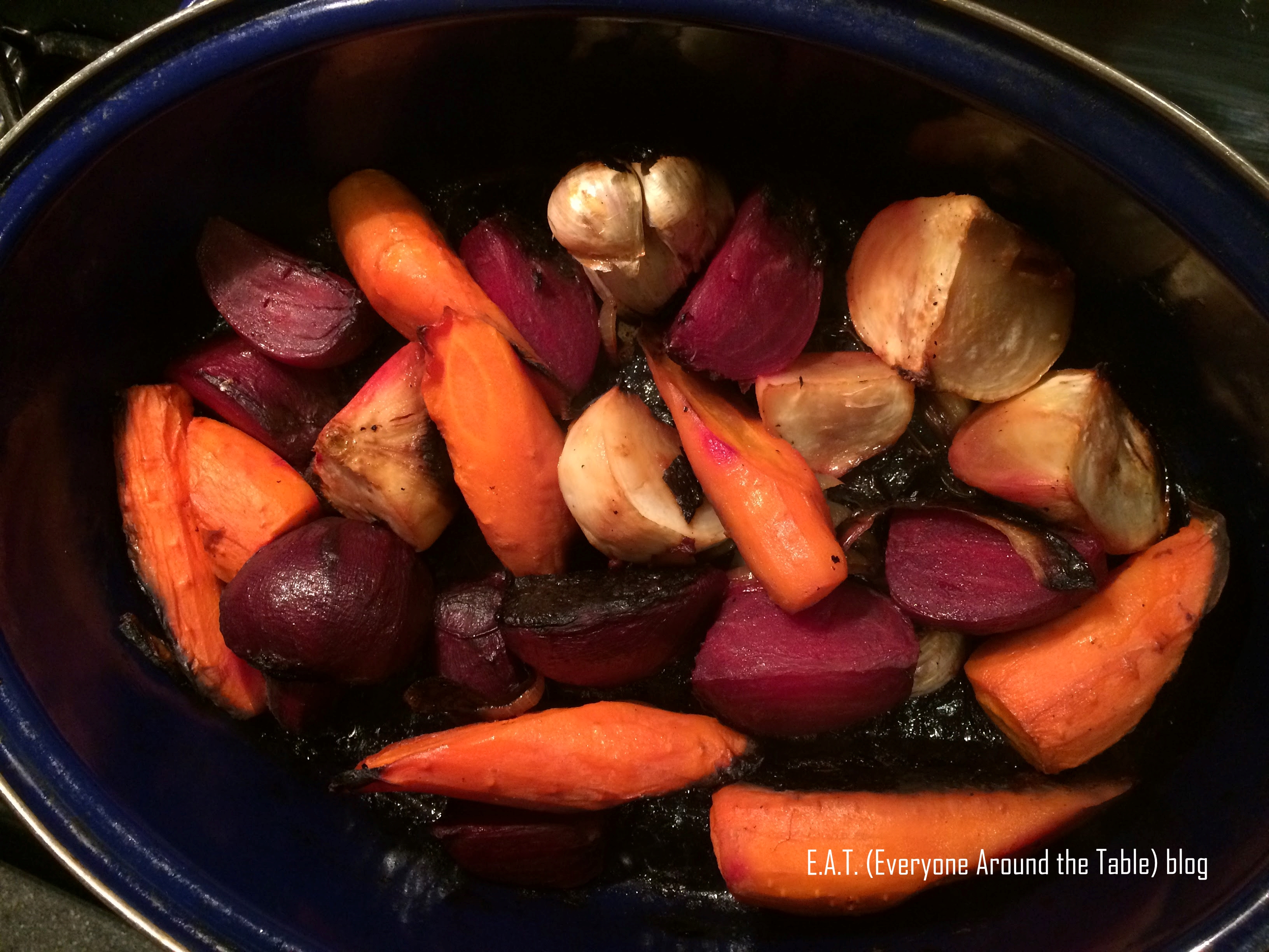 Sunday Roast Chicken - roasted veggies