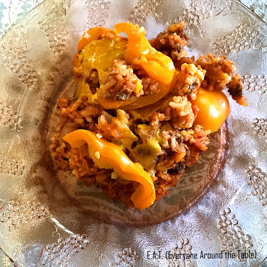 Unstuffed Pepper Casserole, ready to eat.